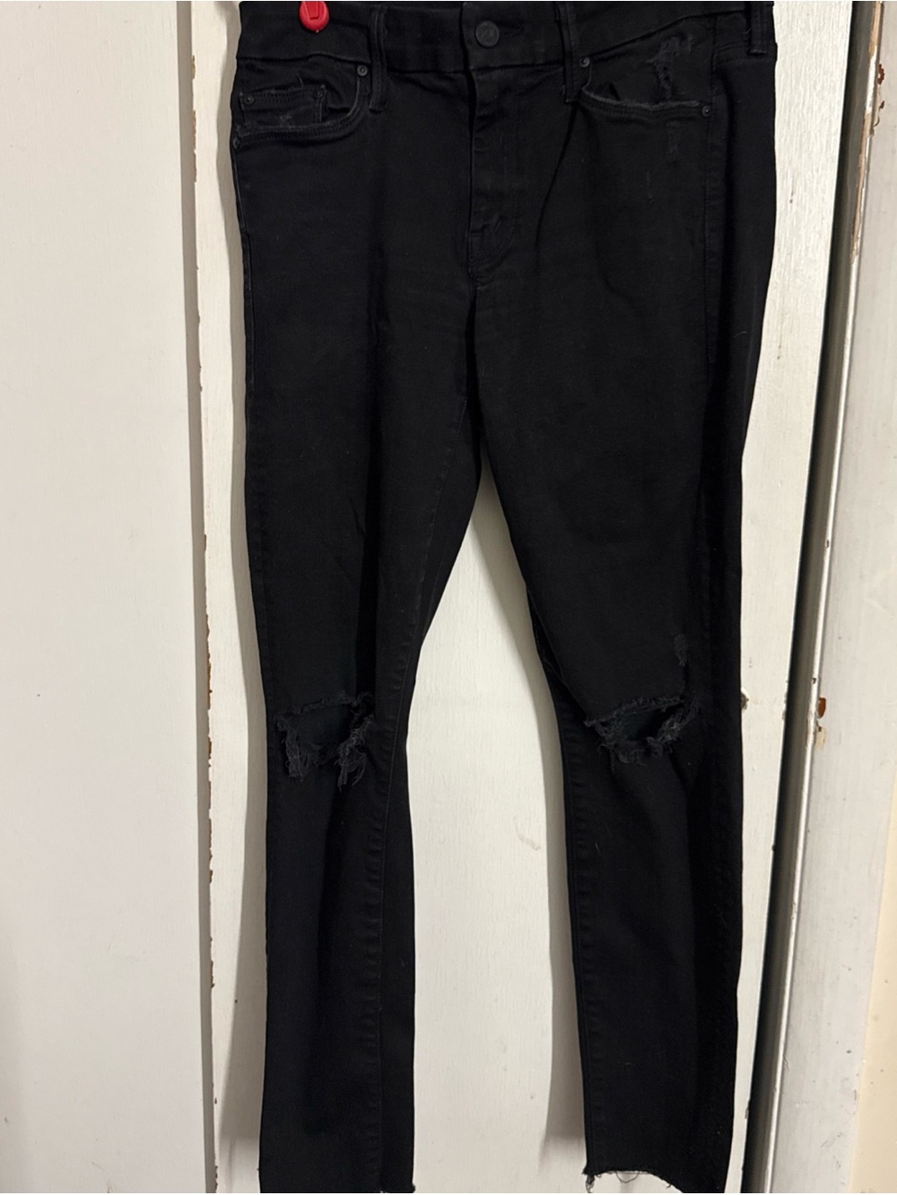 MOTHER The LOOKER ANKLE FRAY JEANS GUILTY AS SIN SIZE 27